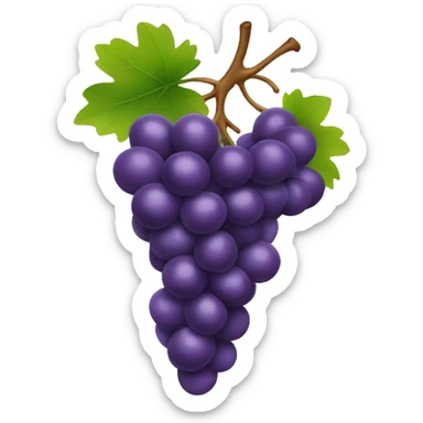 Grapes sticker