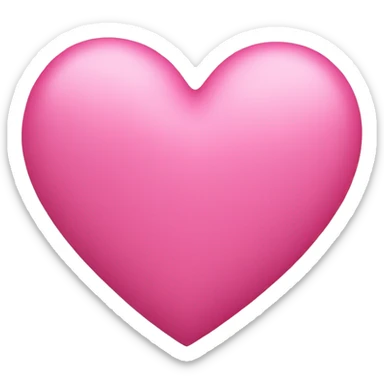 pink heart sticker