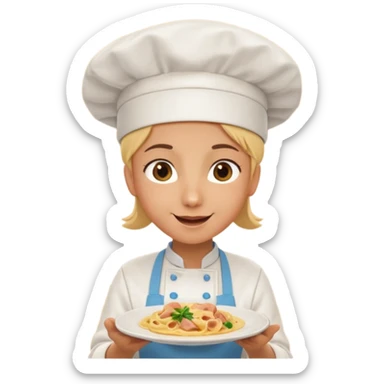 Bestie emoji were I kidnap but before that I make good carbonara in my besties kitchen sticker