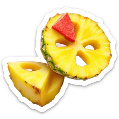 Pineapple with li hing mui powder. Hawaiian  sticker