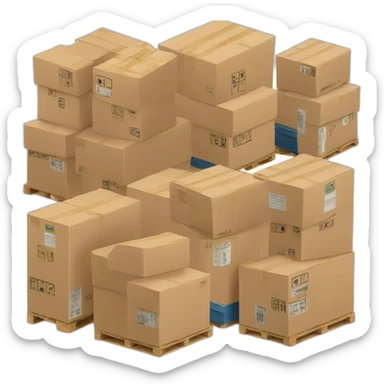 unloading of goods sticker