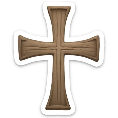 Cross sticker