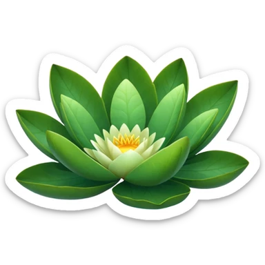 Water lily leaf (no flowers leaf only) sticker