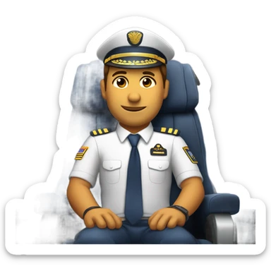 Airline Pilot asleep sticker