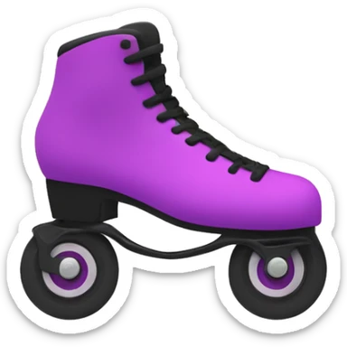 Solo Patines con truenos en las ruedas a velocidad  sticker