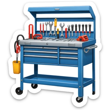 mechanic tool table sticker