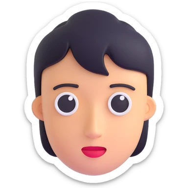 Minimalistic App Icon for AI Call Agent, showing a Showing a icon like AI face, friendly. sticker