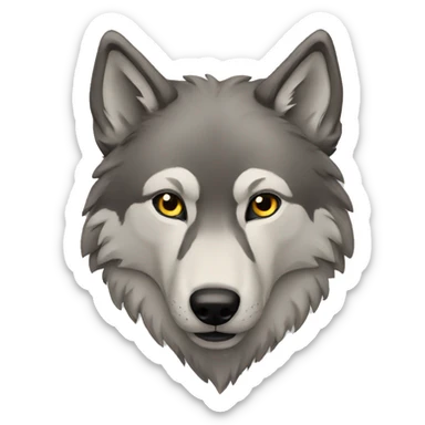 Wolf sticker