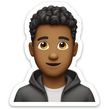 Handsome boy sticker