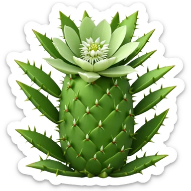 Orchid Cactus sticker