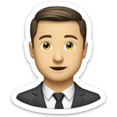 volodymyr zelensky sticker
