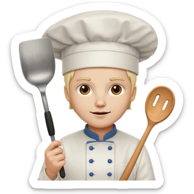 LUCIFER ON CHEF sticker