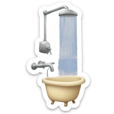 shower sticker