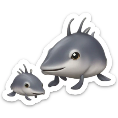 Cangrejo con mamas sticker