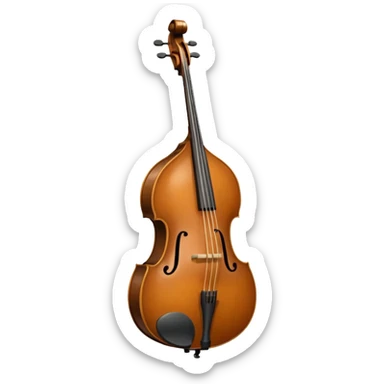 upright bass sticker