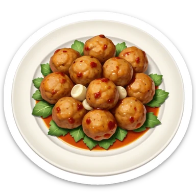 Polpette di tacchino al forno sticker