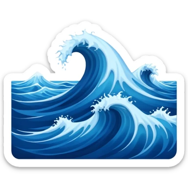 parting of the sea sticker