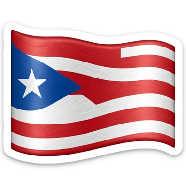 Puerto Rico flag sticker