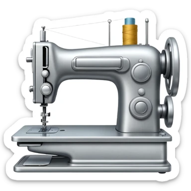 sewing machine sticker