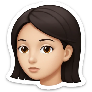 looking back hard side eye sticker