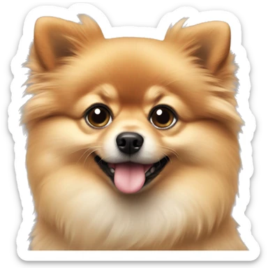 Pomeranian puppy sticker