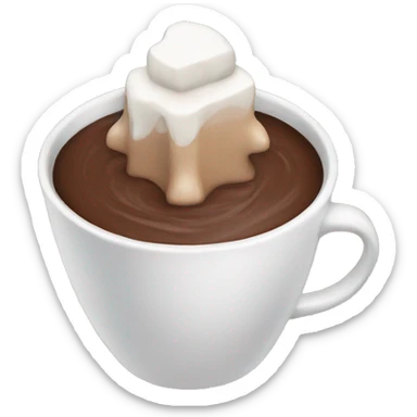hot chocolate sticker