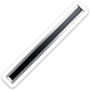 straight ruler measurement tool sticker