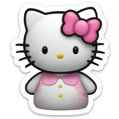 hello kitty  sticker
