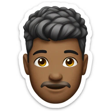 Tattooed young man sticker