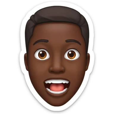 nigga gyatt mewing in ohio sticker