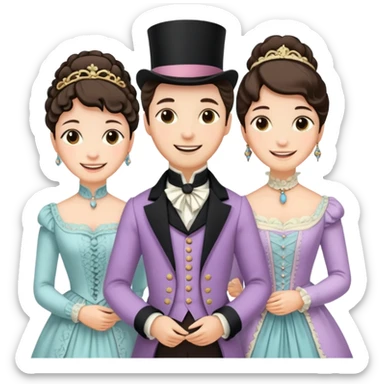 Bridgerton series emoji sticker