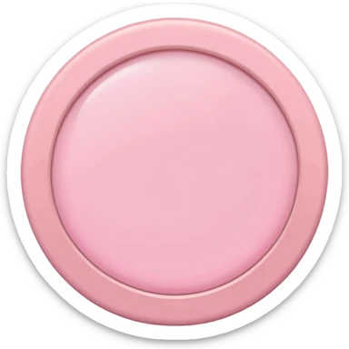 Two pink circles sticker