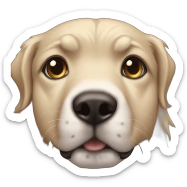 no idea of what i'm doing dog sticker