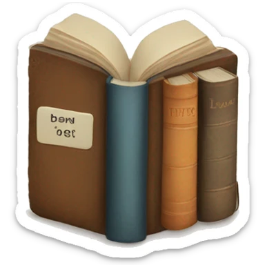Cozy books sticker
