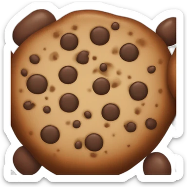 chocolate chip  sticker
