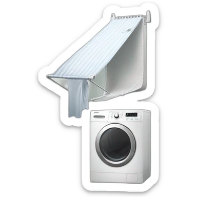 Folding Wing Clothes Dryer sticker