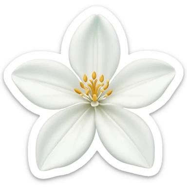 Jasmine flower emoji sticker