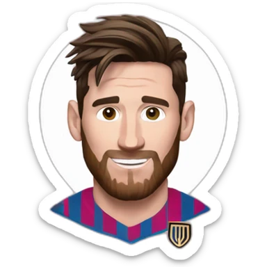 Messi,inter Miami sticker
