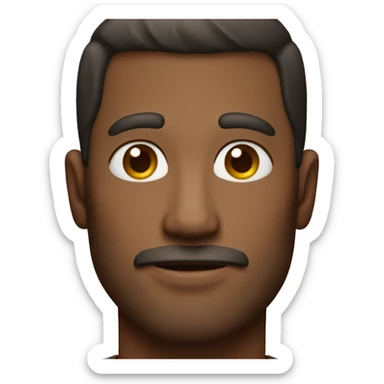 40-year-old man with 4 day stubble sticker