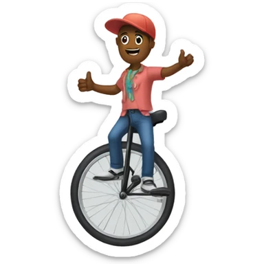 unicycle to florida sticker