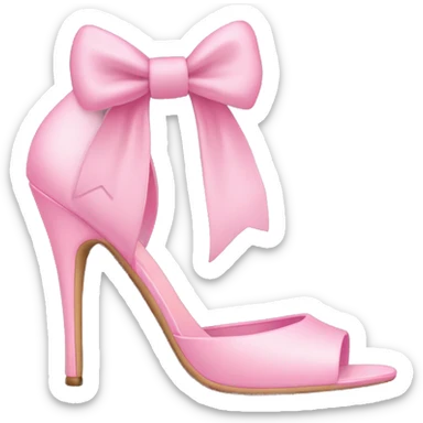 Girly pink heels sticker