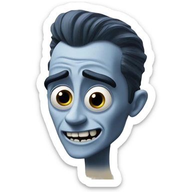 Victor from the corpse bride  sticker