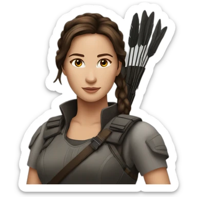 Katniss Everdeen sticker