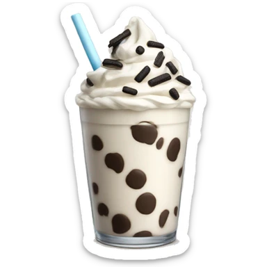 Cookies and cream milkshake  sticker