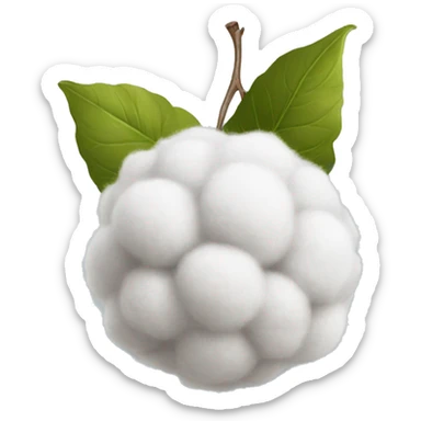 a ball of cotton sticker