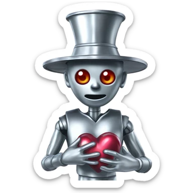 Tin man sticker