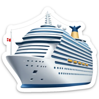 Cruise ship sticker