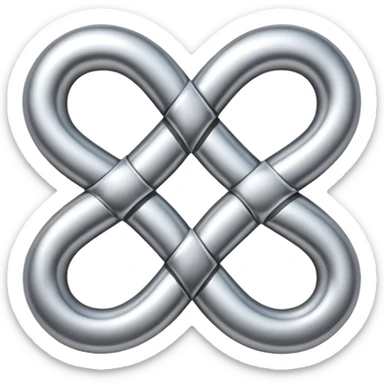 Infinity symbol sticker