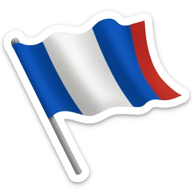 drapeau de France avec la croix de lorraine  sticker