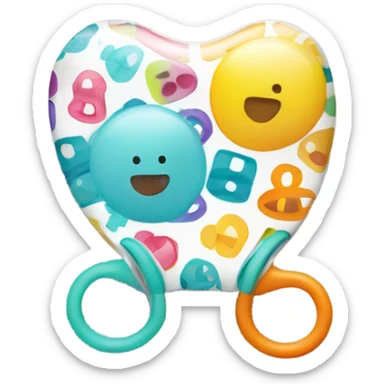 aesthetic baby pacifier sticker